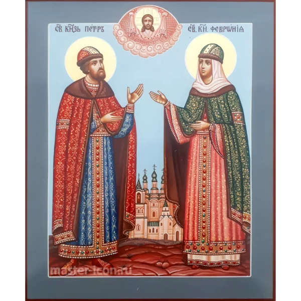 Икона Святых Петра и Февронии