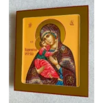 Писанная икона Владимирской Божией Матери